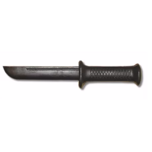 Nóż gumowy czarny z gardą